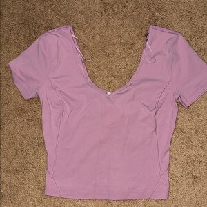 lululemon athletica Purple Crop Top